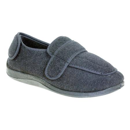 MEN'S PHYSICIAN CHARCOAL EXTRA-DEPTH SLIPPER
