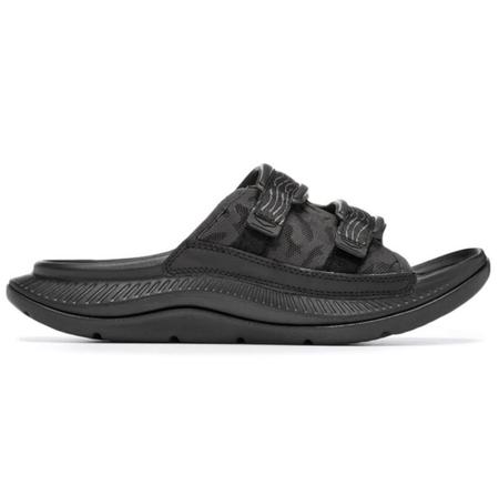 MEN'S UNISEX ORA LUXE BLACK/BLACK ADJUSTABLE SANDAL