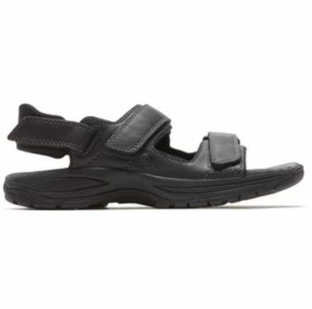 MEN'S ST.JOHNSBURY BLACK STRAP SANDAL