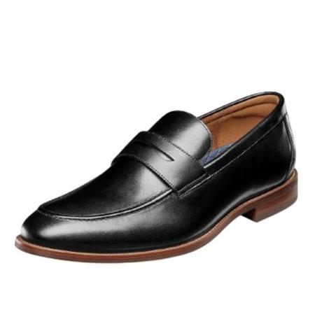 MEN'S RUCCI PENNY LOAFER BLACK LEATHER