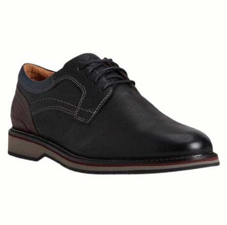 MEN'S MONAHAN PLAIN BLACK LEATHER
