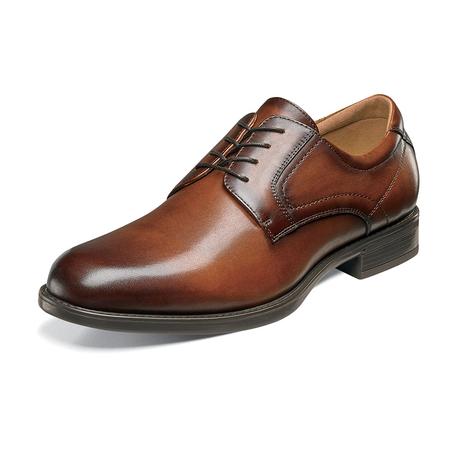 MEN'S MIDTOWN PLAIN TOE COGNAC DRESS LACE