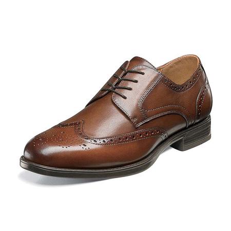 MEN'S MIDTOWN WINGTIP COGNAC DRESS LACE