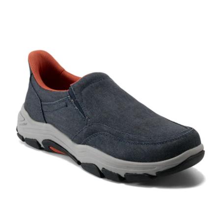 MEN'S REECE DARK BLUE CANVAS (STEP-IN)