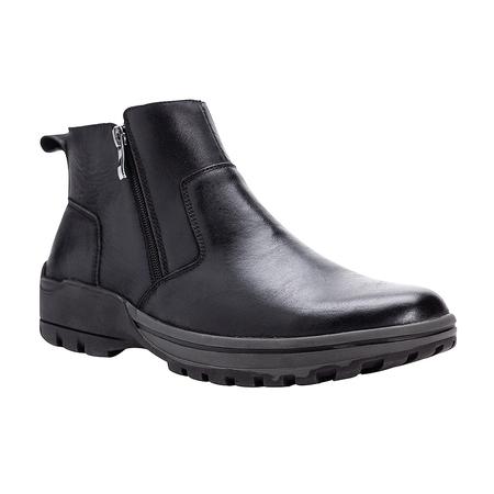 MEN'S BROCK BLACK DUAL ZIPPER BOOT