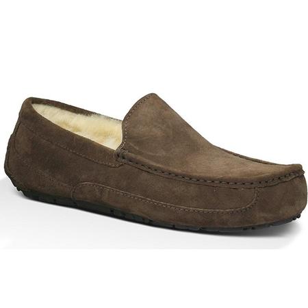 MEN'S ASCOT ESPRESSO SUEDE SLIPPER