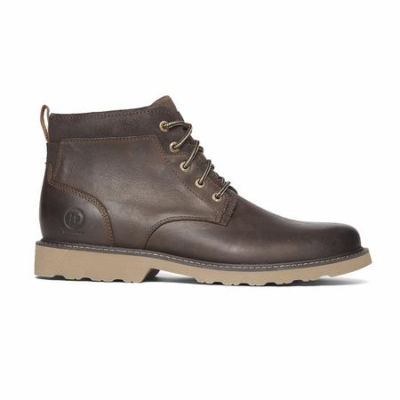 MEN'S JAKE BROWN WATERPROOF PLAIN TOE BOOT