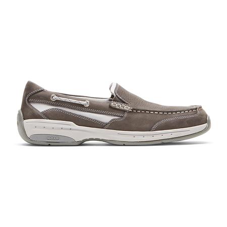 MEN'S CAPTAIN VENETIAN GREY BOAT SHOE