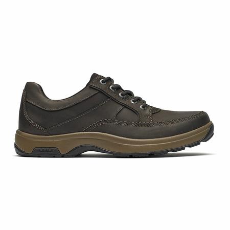 MEN'S MIDLAND BROWN NUBUCK WATERPROOF OXFORD