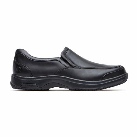 MEN'S BATTERY PARK SERVICE BLACK SLIP-ON