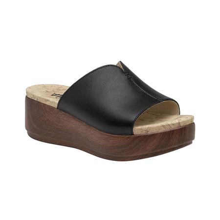 WOMEN'S TRINITI BLACK BUTTER SLIDE SANDAL