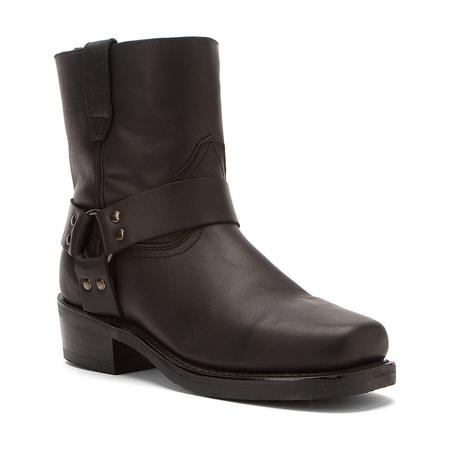 MEN'S REV UP BLACK LEATHER MOTORCYCLE BOOT