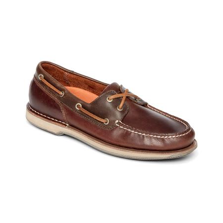 MEN'S PERTH BEESWAX DK BROWN BOAT SHOE