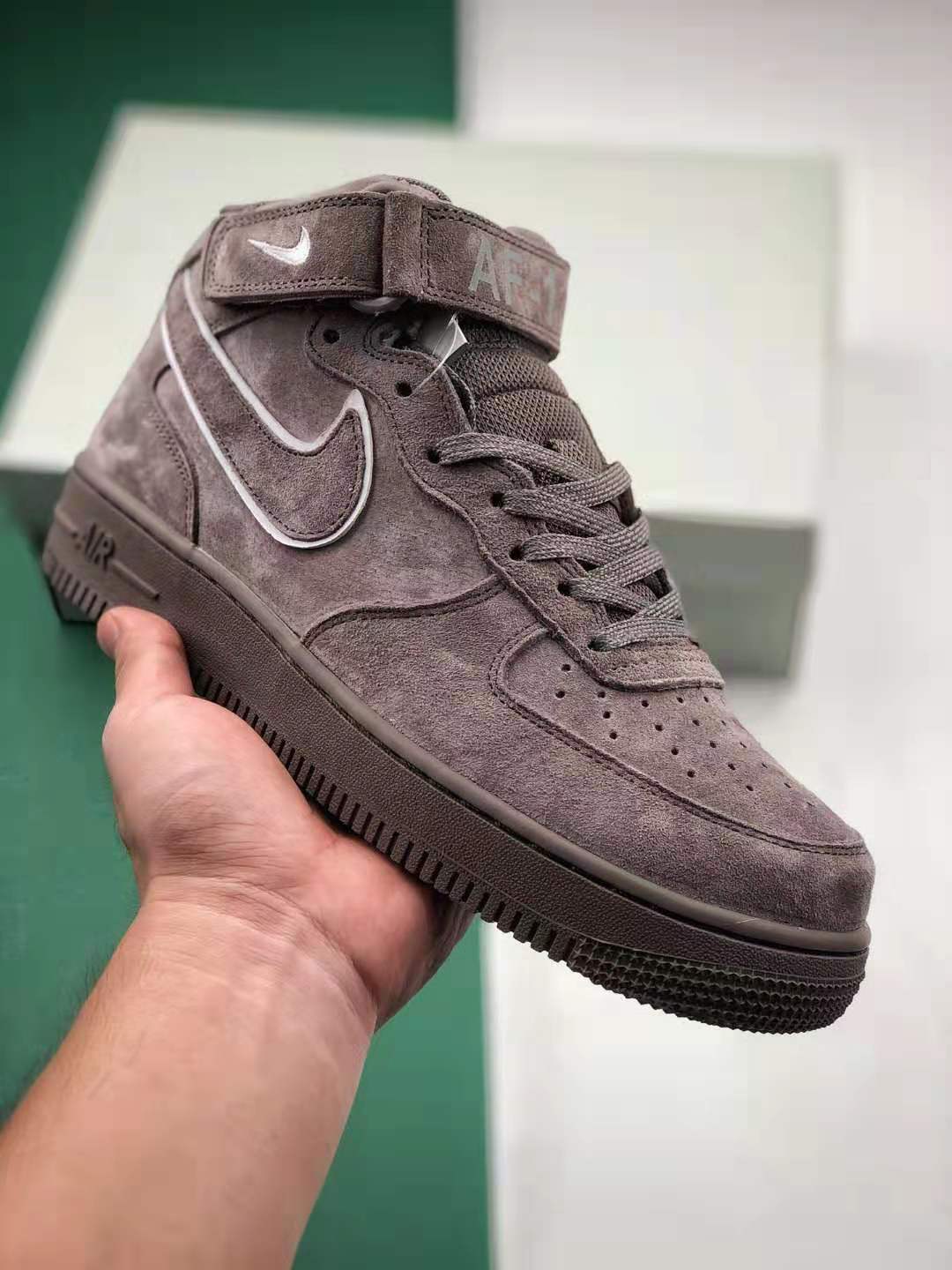Nike Air Force 1 High '07 LV8 Suede Atmosphere Grey AA1118-003 | Limited Edition High-Top Sneakers