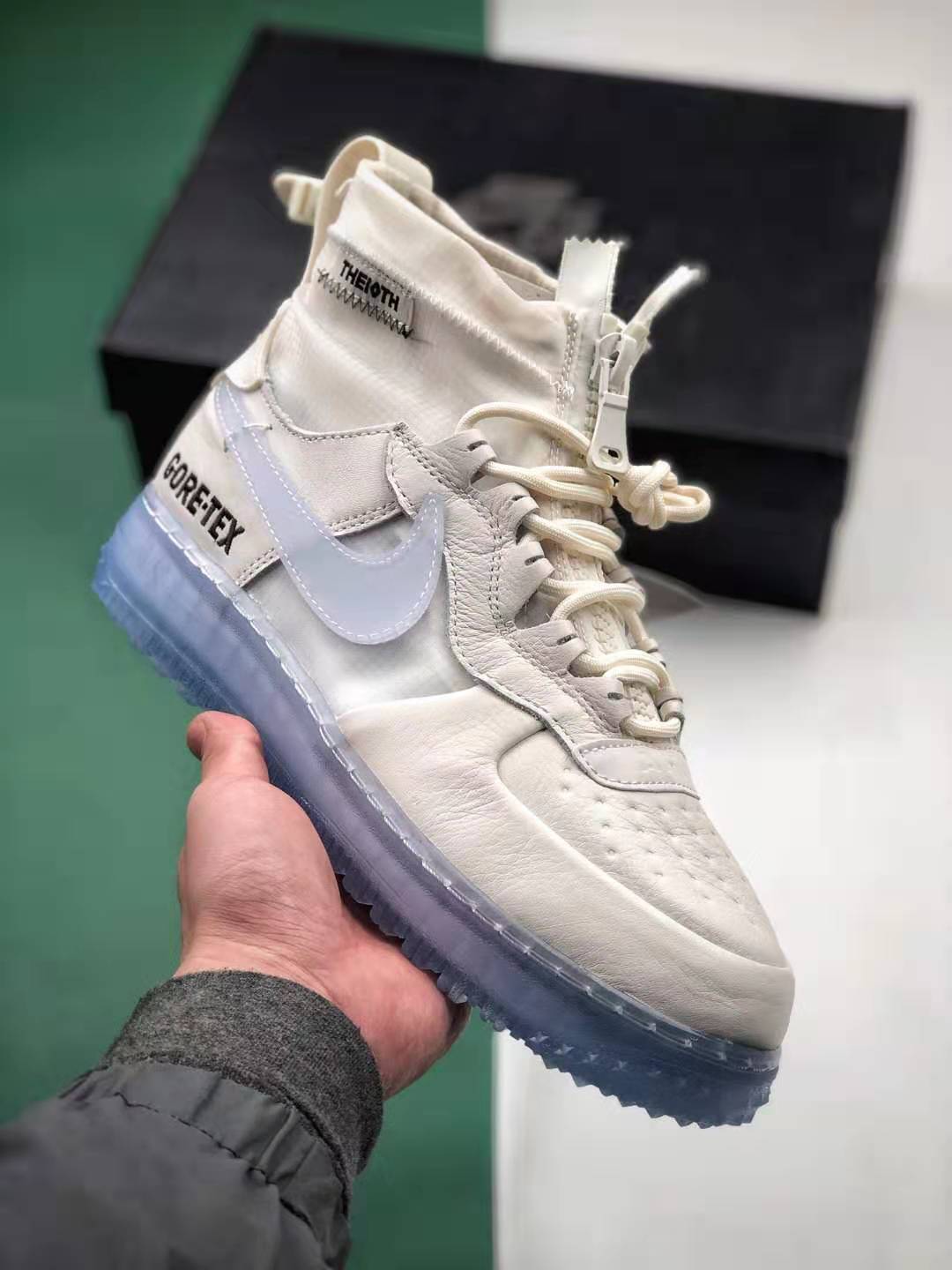 Nike Air Force 1 High Gore-Tex Phantom White CQ7211-002 - Waterproof Style for All-Day Comfort